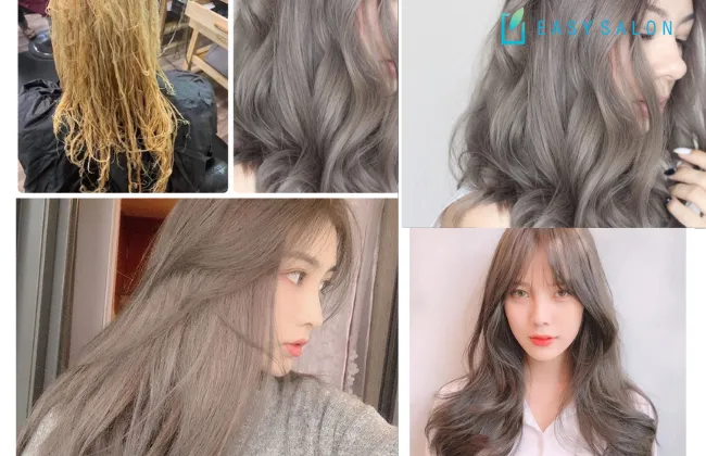 Màu tóc nâu lạnh ánh khói tạo vẻ cá tính trẻ trung cho phái nữ