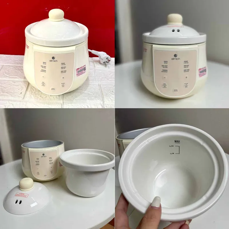 Nồi nấu chậm Elmich 1L SCE-8524 thiết kế sang trọng