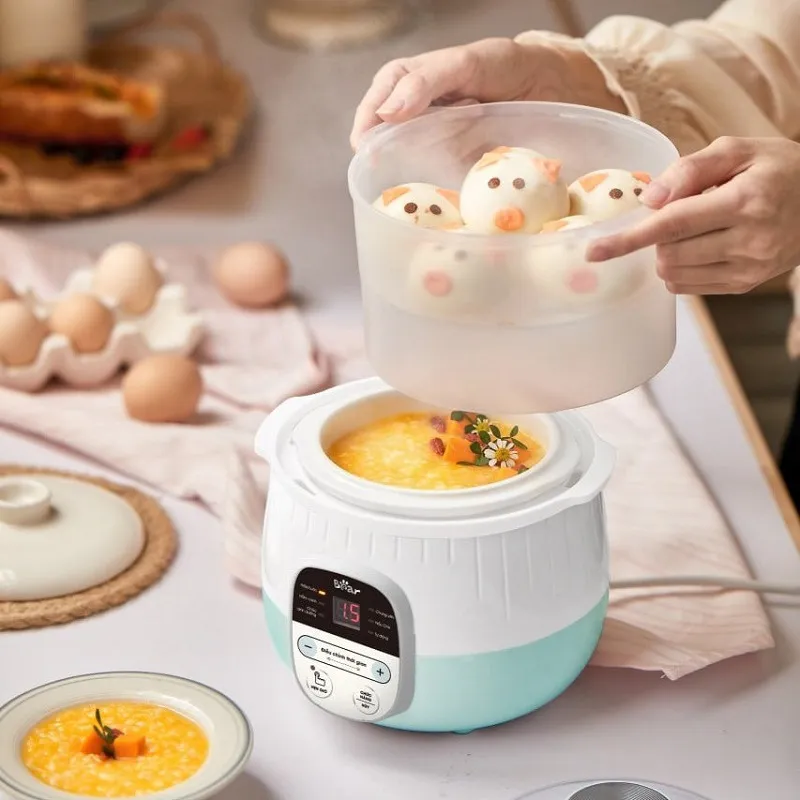 Nồi nấu chậm Bear SUBE001 thiết kế nhỏ gọn dành cho bé