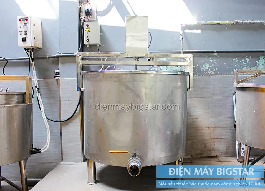 Lòng nồi inox 304 của thiết bị nấu thuốc công nghiệp