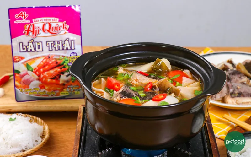 Nước lẩu hải sản bằng gói gia vị