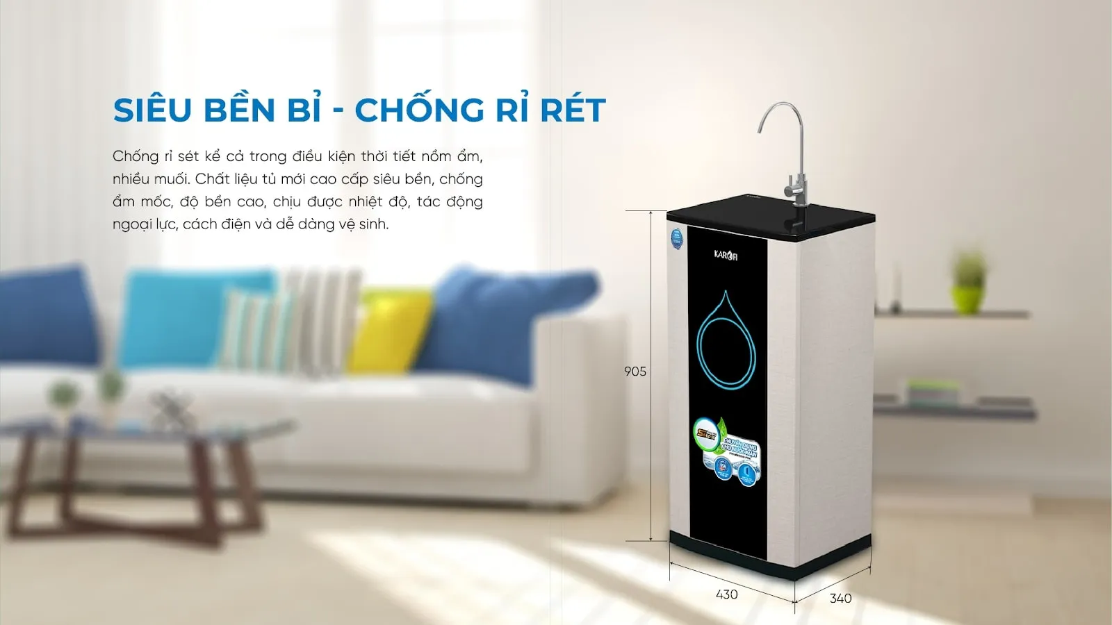 Máy lọc nước Nano — công nghệ cân bằng cho bếp gia đình