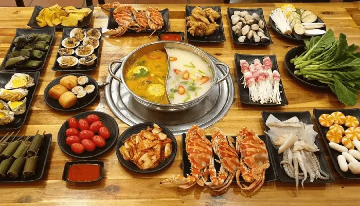 Không gian vườn bia Sapasa rộng rãi, thoáng mát