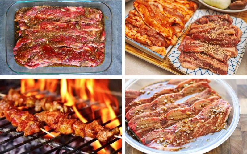 Các món ăn phù hợp với sốt ướp thịt nướng Hàn Quốc BBQ
