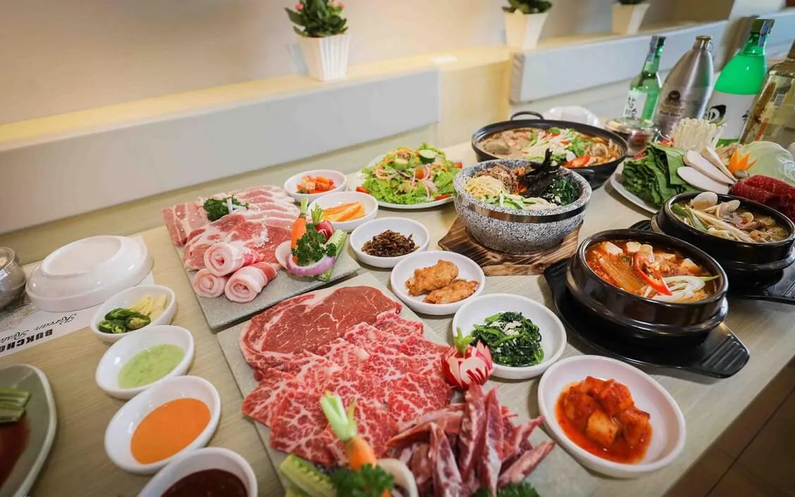 Món tráng miệng được trang trí từ dụng cụ tre nứa Đan Trà