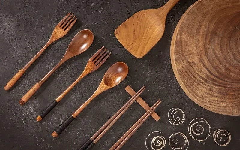 Thưởng thức món ngon cùng dụng cụ mây tre gần gũi với thiên nhiên