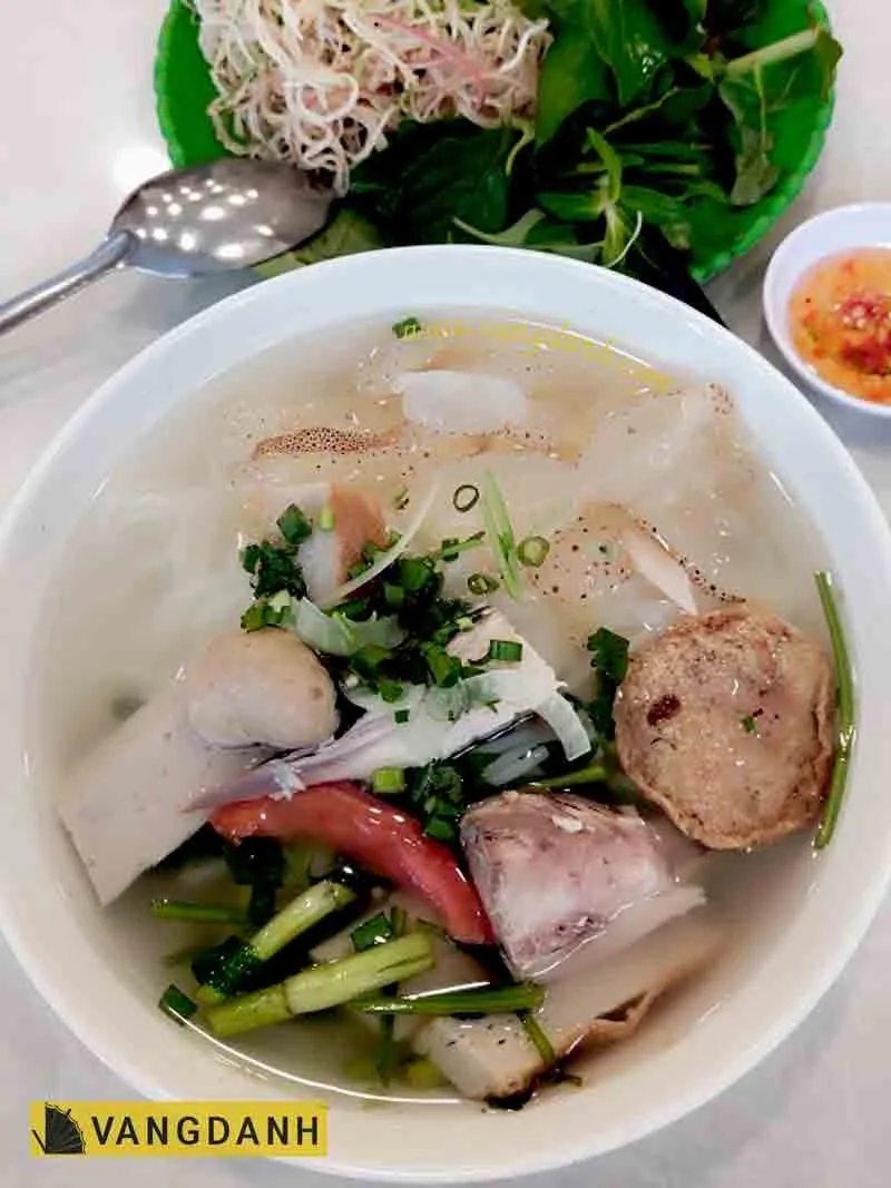 Tô bún chả cá