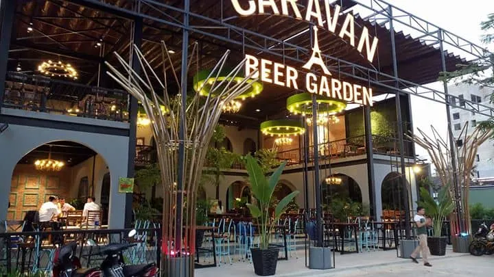Quán ăn Beer Garden ở đường Võ Văn Kiệt Đà Nẵng