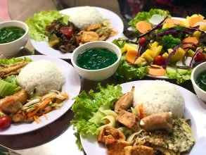 Những món chay được trình bày tinh tế, đẹp mắt như những tác phẩm nghệ thuật