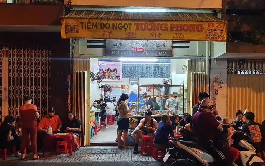 Quán chè ngon ở Sài Gòn Tiệm đồ ngọt Tường Phong