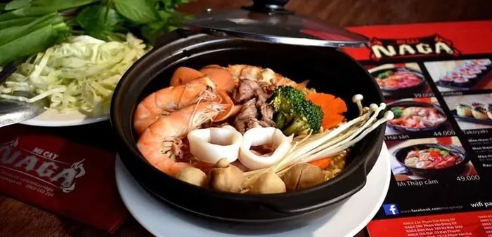 Quán ăn ngon ở Thủ Dầu Một Bình Dương - Mì cay Naga