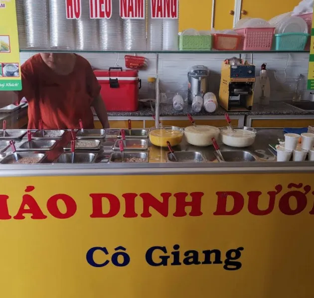 quầy cháo dinh dưỡng