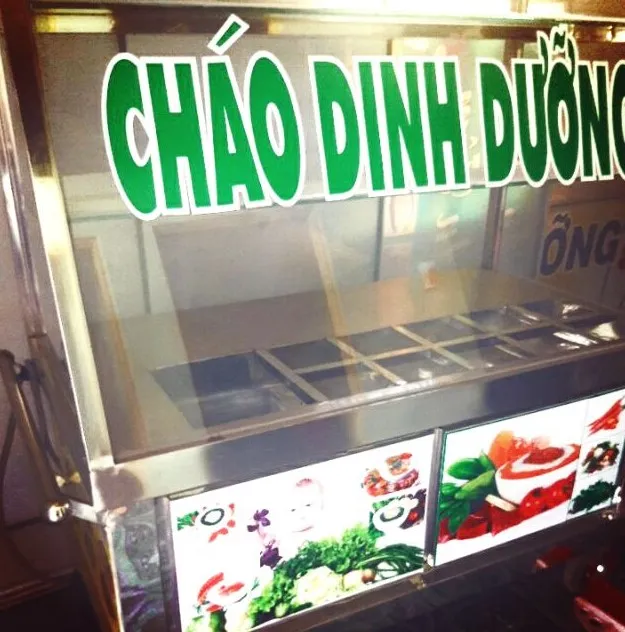 quầy cháo dinh dưỡng