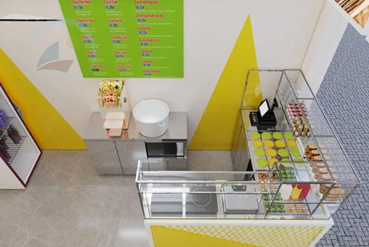 tủ bán cháo dinh dưỡng