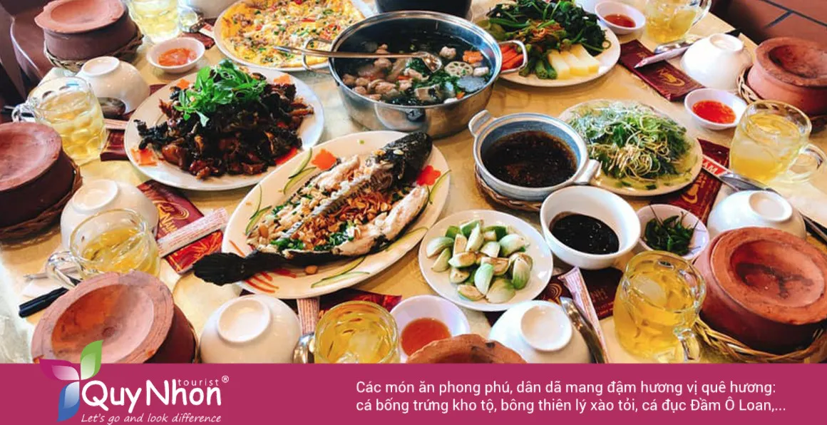 Các món ăn tại Cơm Niêu Năm Anh đậm đà hương vị quê hương