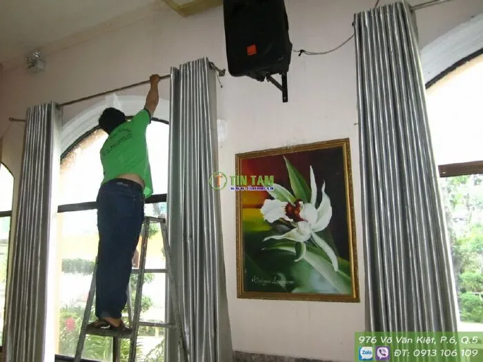 Rèm vải cao cấp đường Lý Thường Kiệt