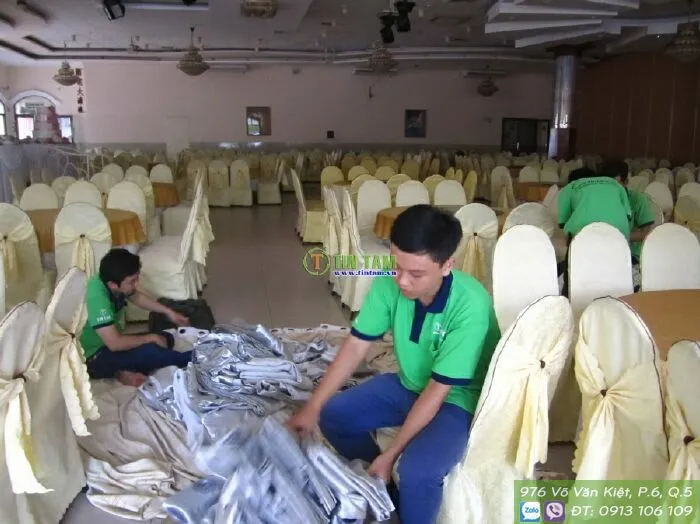 Rèm vải Quận 11 - Nhà hàng Phong Lan