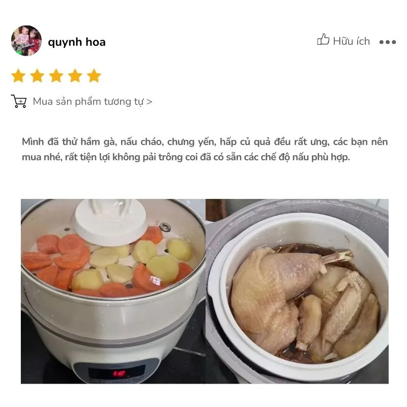 Người dùng hài lòng với bộ 3 món đa năng