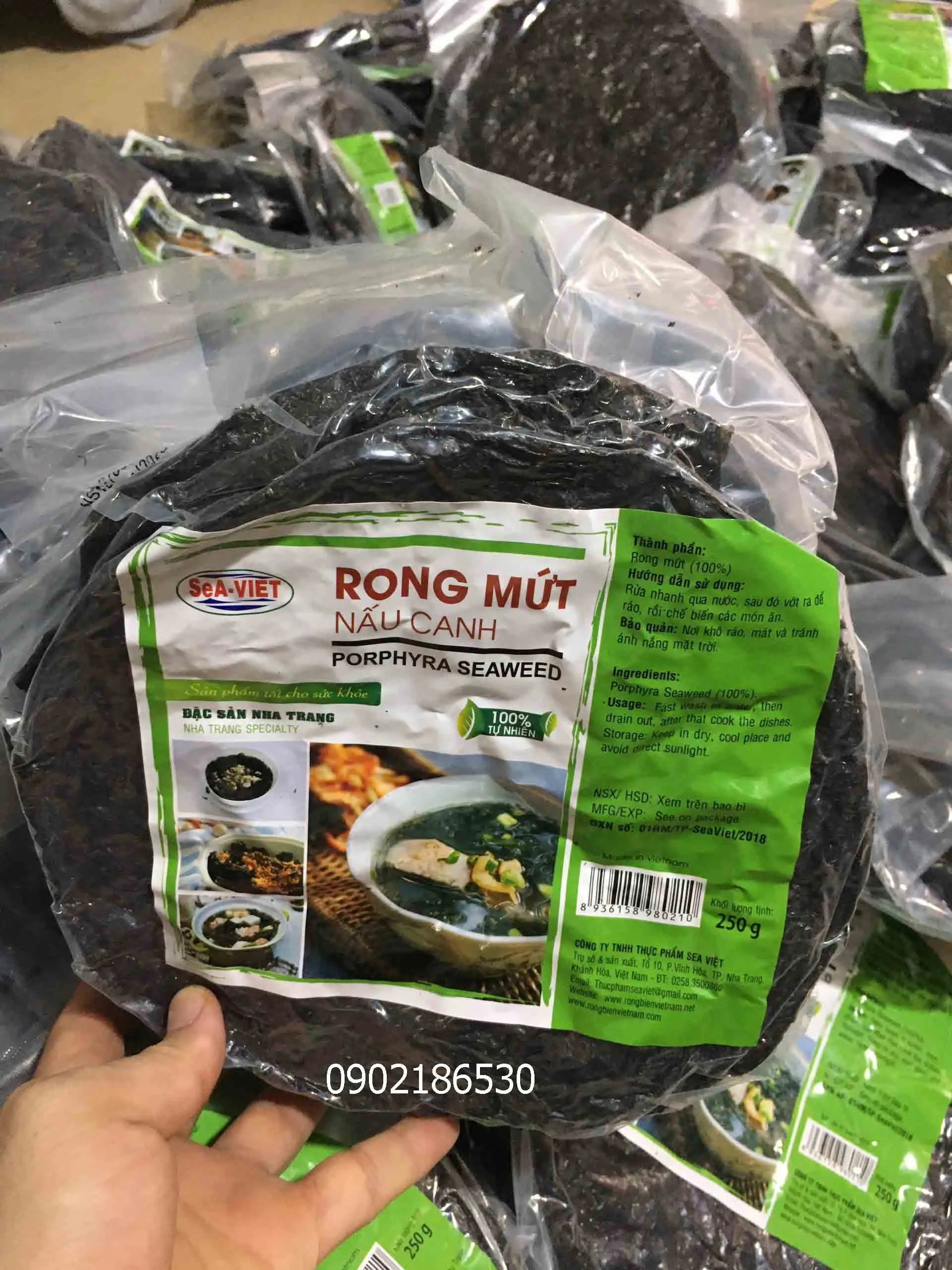 Sản phẩm rong mứt khô đóng gói đặc sản Nha Trang