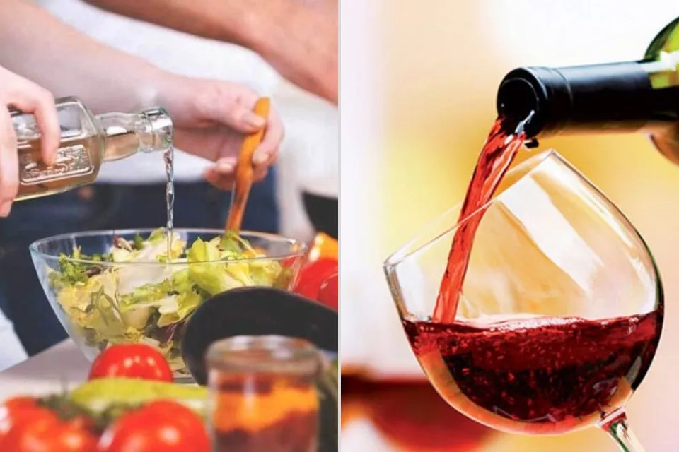 Rượu nấu ăn và rượu thông thường