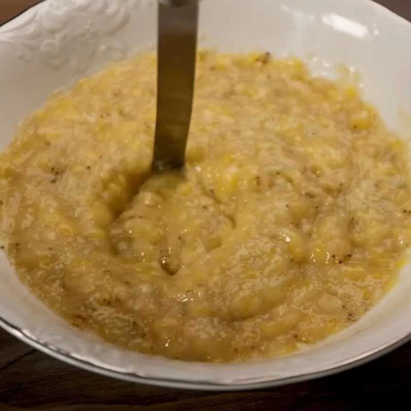 Bước 2 Sên chuối Chè chuối viên