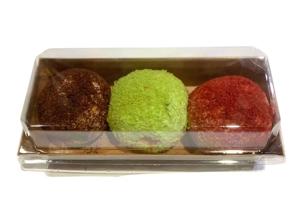 Set bánh Custard kem lạnh 3 vị mang đến cảm giác thanh mát và ngọt ngào