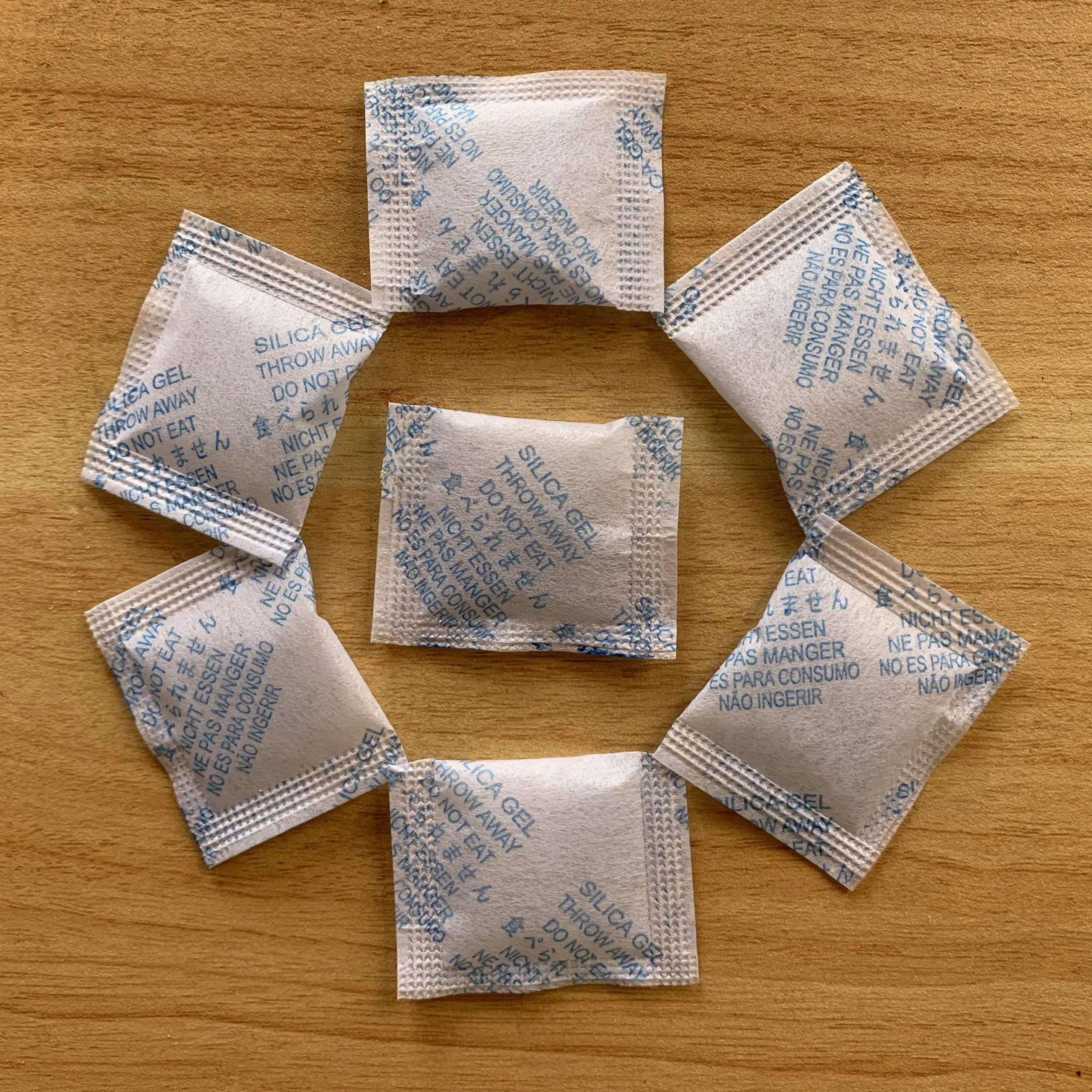 Hạt hút ẩm Silica Gel đóng gói 1,4gr