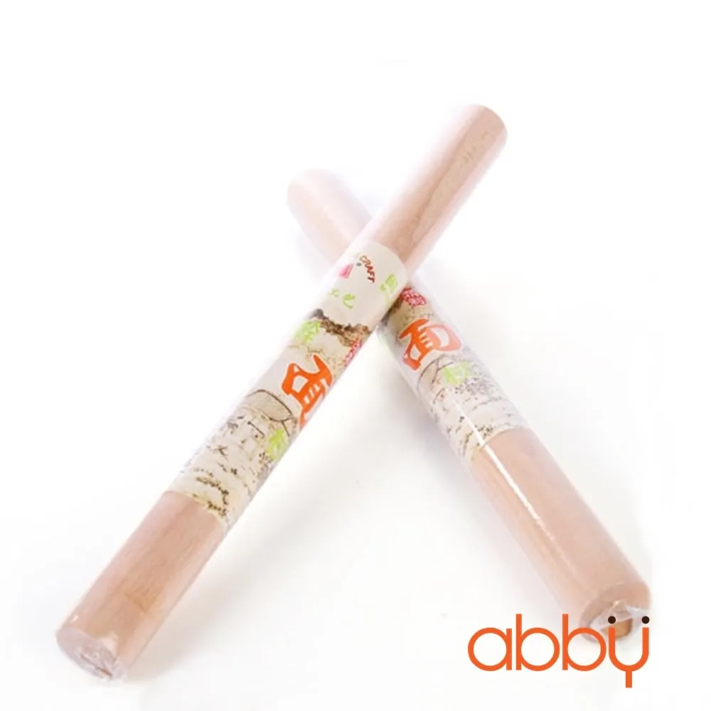 Cán lăn bột gỗ 28cm