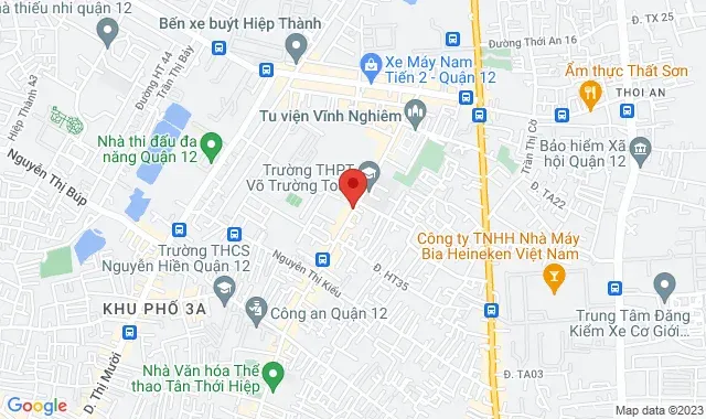 Số 15 Nguyễn Thị Đặng, P. Hiệp Thành, Q.12
