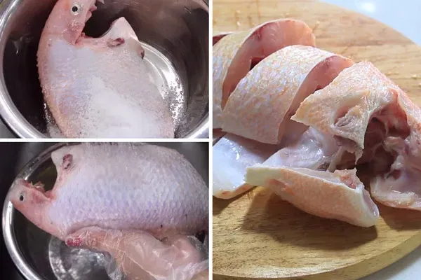 Sơ chế cá loại bỏ nhớt và mùi tanh