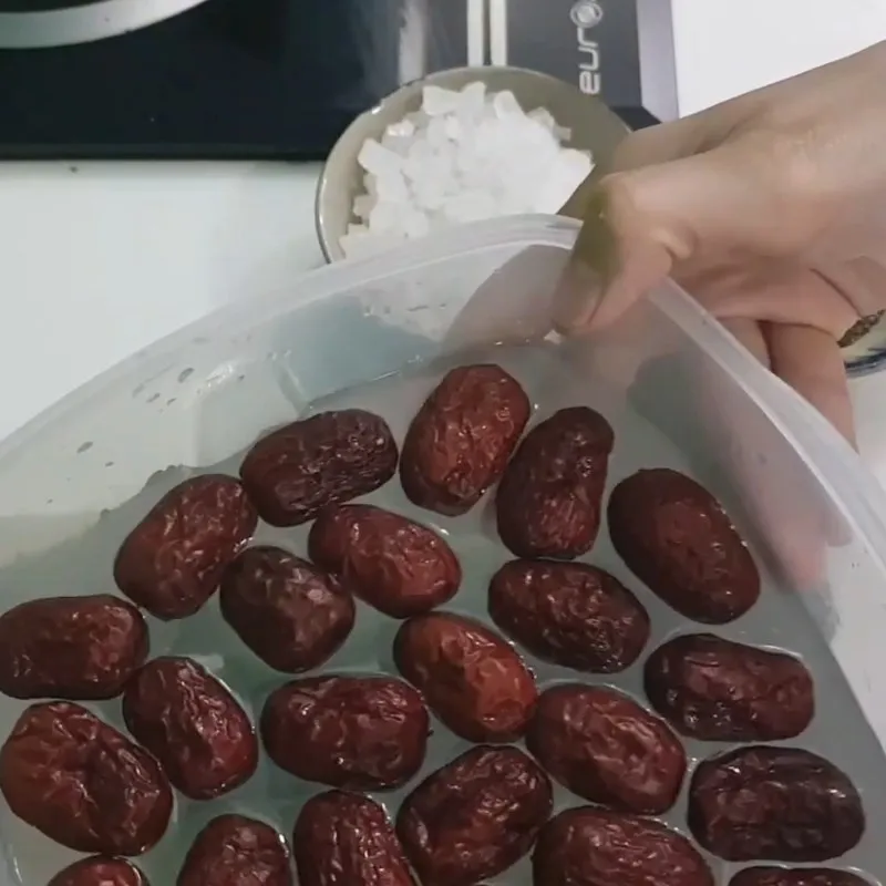 Sơ chế táo đỏ