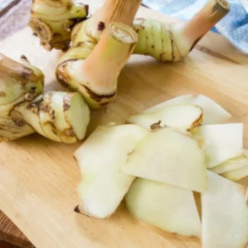 Bước 2 Sơ chế các nguyên liệu khác Giò heo giả cầy