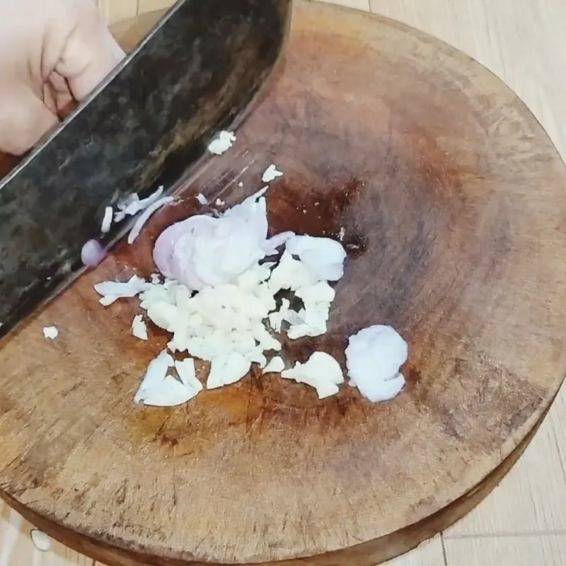 Bước 1 Sơ chế nguyên liệu Súp thịt băm