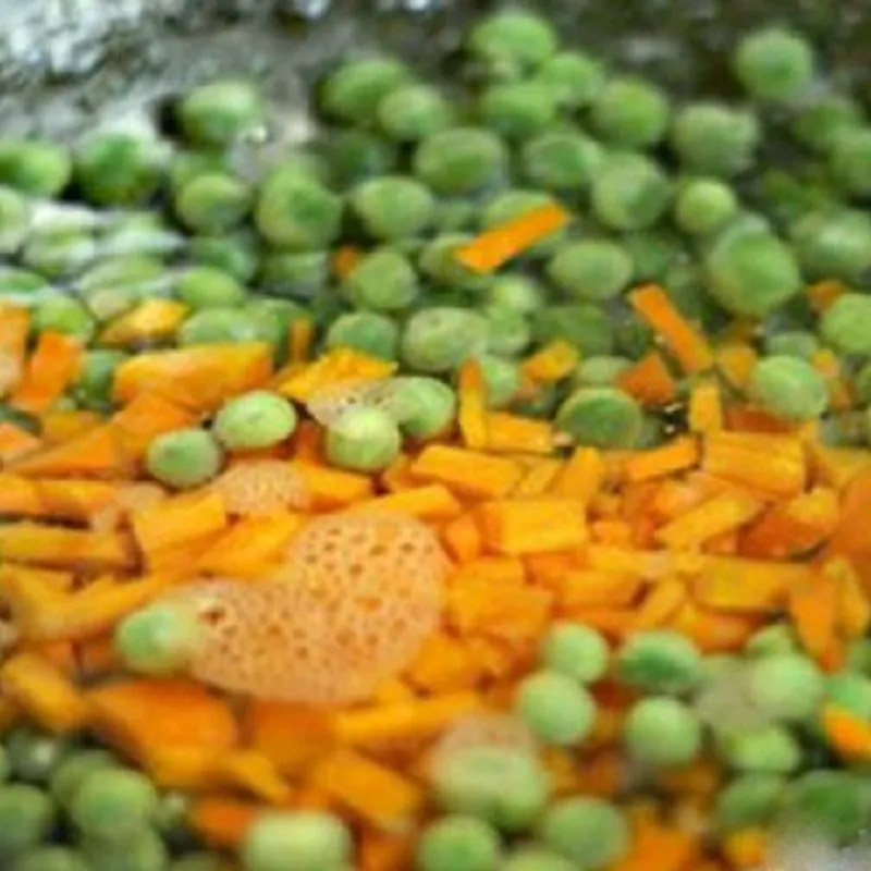 Sơ chế rau củ và gelatin