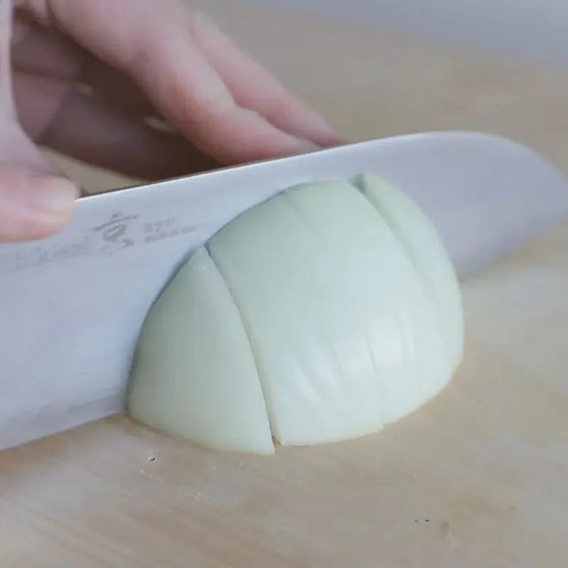 Nguyên liệu đã sơ chế sẵn sàng cho cách nấu canh súp lơ