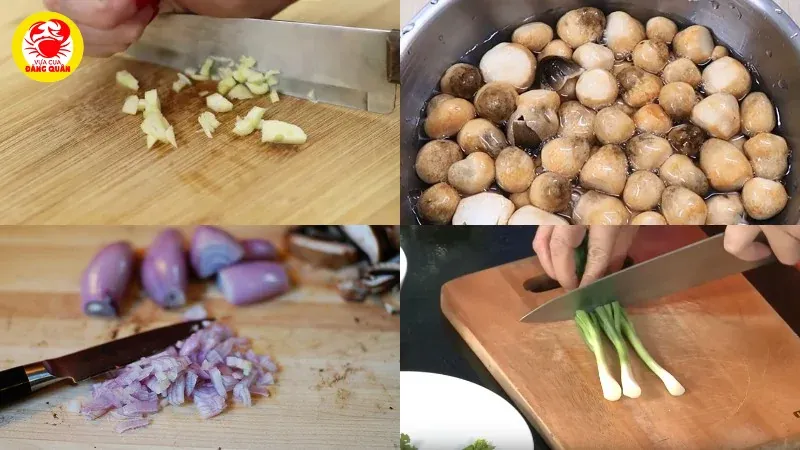 Chuẩn bị đầy đủ nguyên liệu cho món cháo cá mú