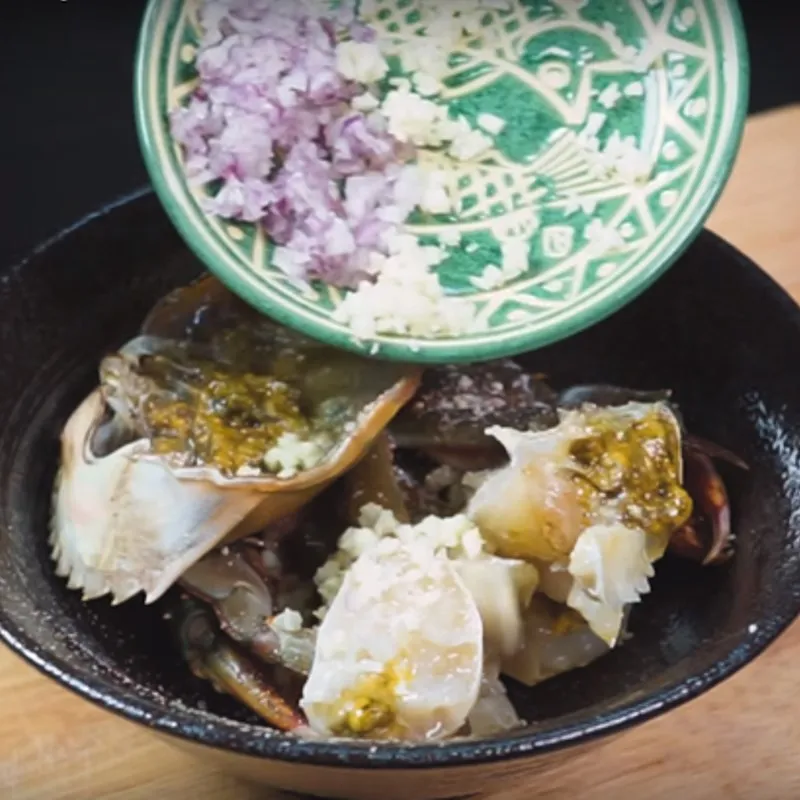 Các công đoạn sơ chế cua biển