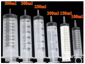 Xi lanh tiêm dùng để đo thể tích chất lỏng nhỏ