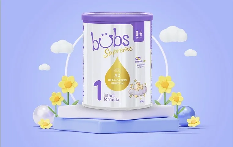 Sữa Bubs Supreme với công thức NutraBio chất lượng cao