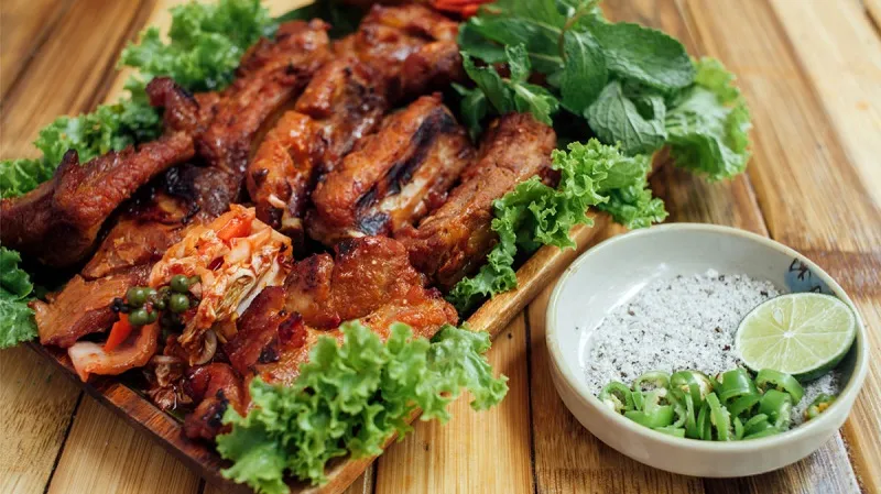 Sườn heo nướng BBQ