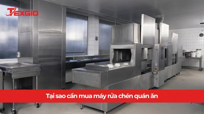 Lợi ích khi đầu tư máy rửa bát công nghiệp cho mô hình quán ăn