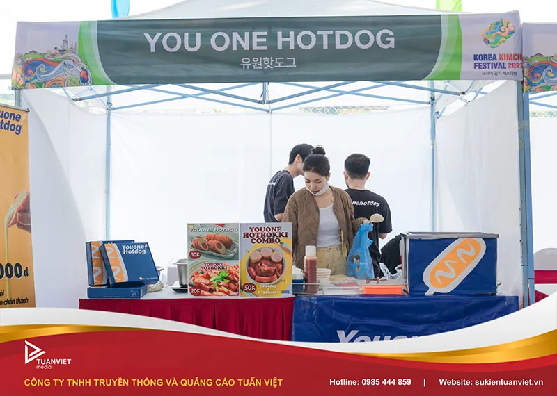 tên gian hàng hội chợ ẩm thực độc lạ