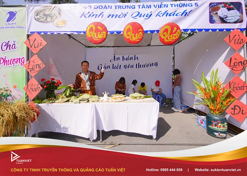 tên gian hàng ẩm thực độc lạ tại hội chợ