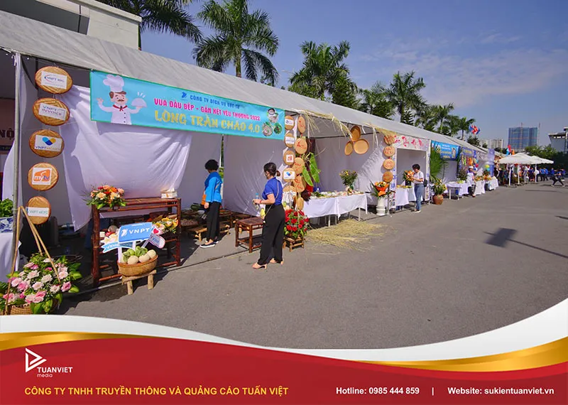 tên gian hàng ẩm thực độc đáo