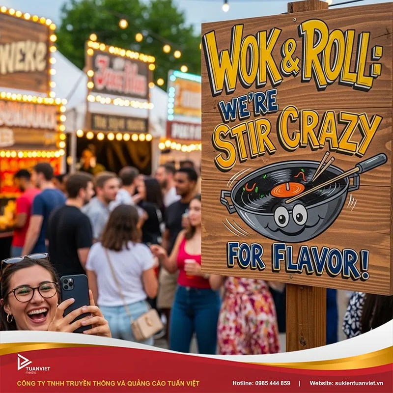 cách đặt tên gian hàng âm thực