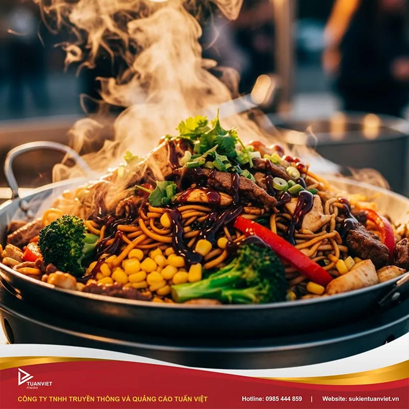 tên gian hàng âm thực thu hút