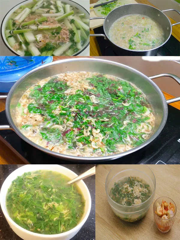 tép khô nấu canh gì ngon