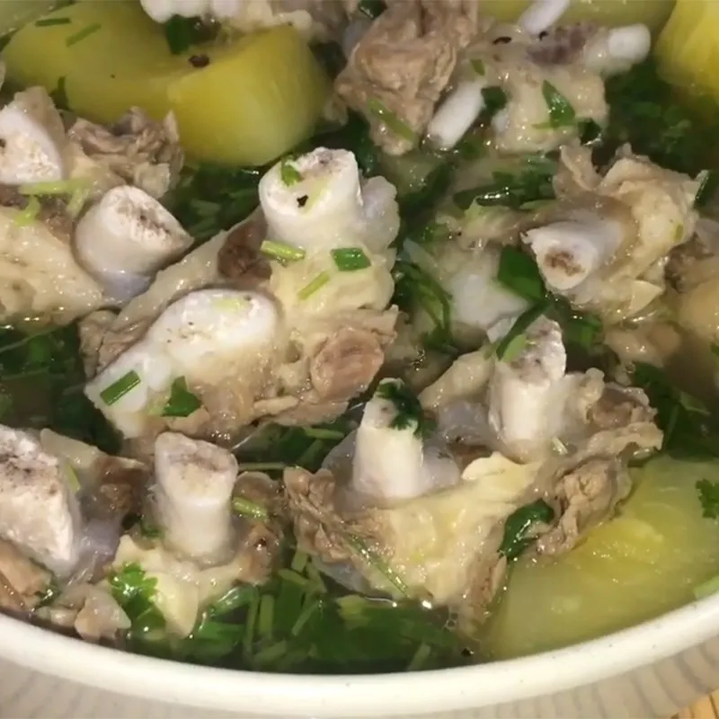 Bước 5 Thành phẩm Sườn bò hầm đu đủ