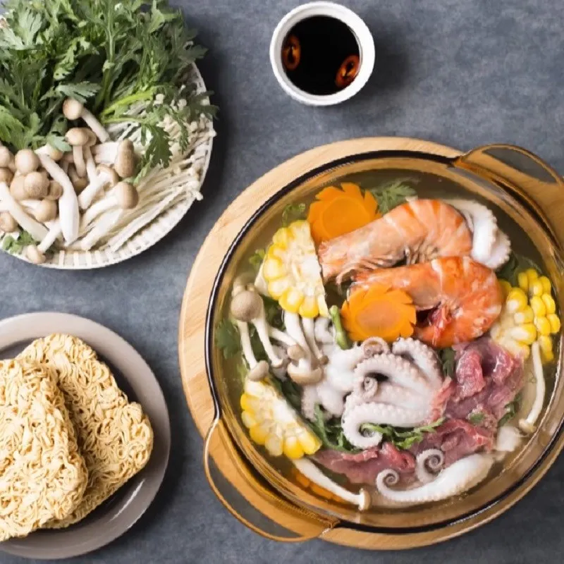 Thành phẩm nồi lẩu mang vị chua thanh thoát