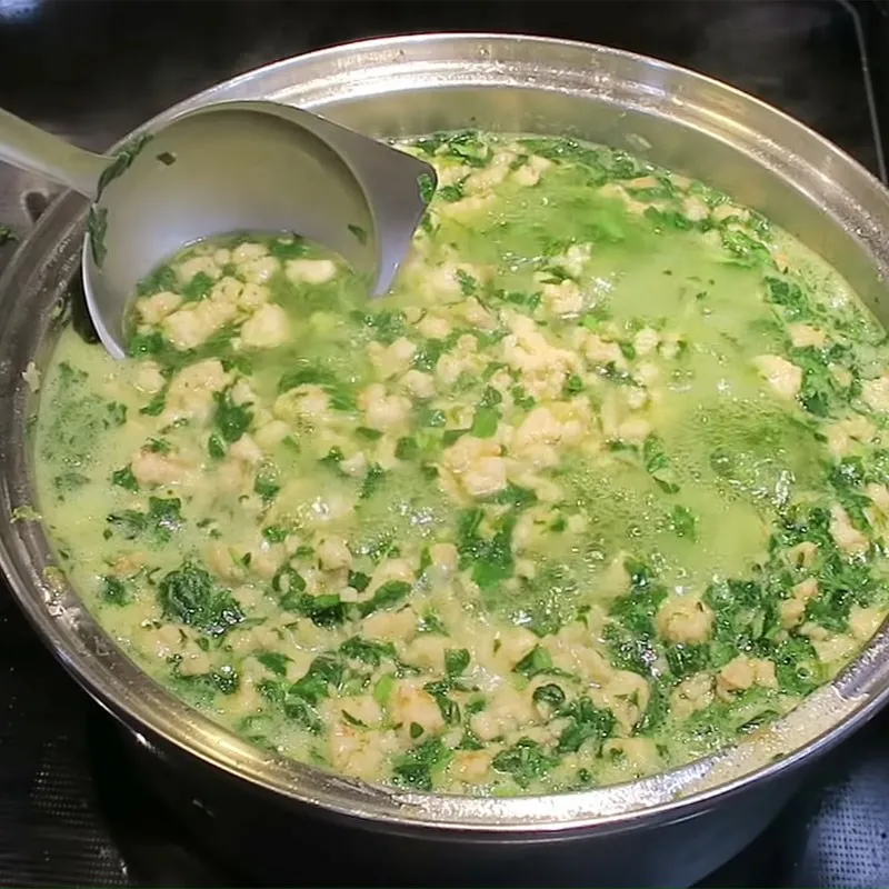 Bước 5 Thành phẩm Canh rau đay nấu tôm